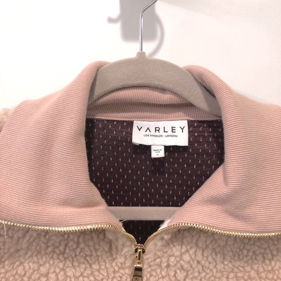 Varley Pink Sherpa Jacket - Picture 3 of 3